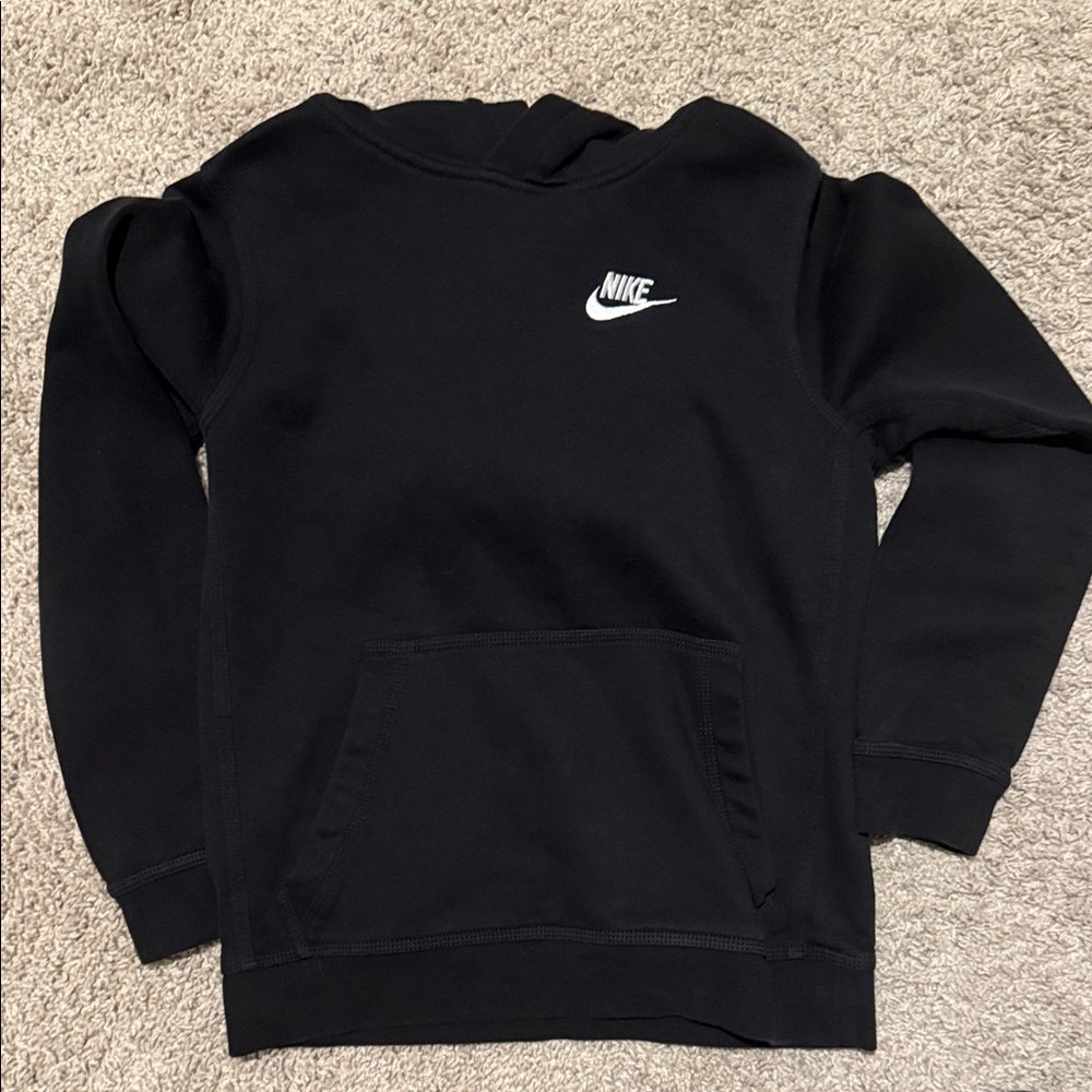 Nike Black Sweatshirt with White Logo